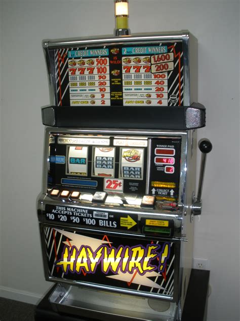 haywire slot machine for sale.